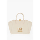 Moschino Beige Polyethylene Tote Bag